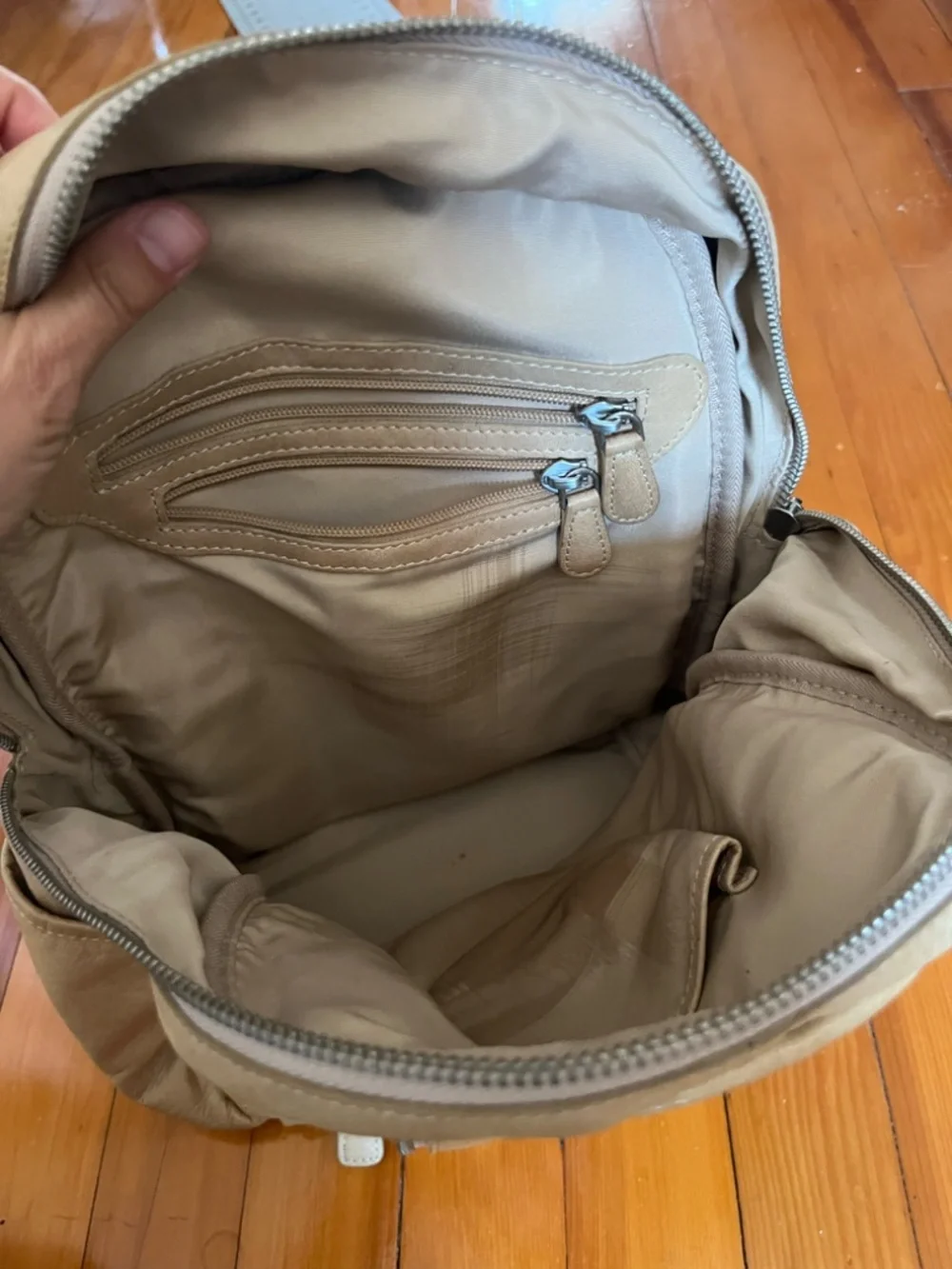 C&C California Yellow Leather Backpack